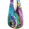 da 34 CROSSBODY SLING BAG BEACH HIPPIE TIE DYE COTTON UNIQUE UNISEX LADIES LARGE