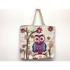 Fashion Owls Shopping Bags Women Handbag Beach Bag Tote HandBags,big Beach Bag