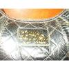 Baby Phat shinny gold metallic faux snake skin hobo boho shoulder bag tote beach