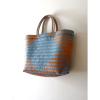 Blue and Mauve Handwoven Market Bag, Tote, Beach, Totokaelo, Steven Alan