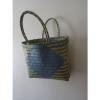 Yellow and Blue  Handwoven Market Bag, Tote, Beach, Steven Alan, Madewell