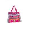 Flower Hmong Embroidered Beach Bohemian Tote Bag Handmade Handbags from Thailand