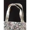 NWT Guess Canvas Heart Bag Purse Shopping Beach Cloth Fabric Cotton Tote