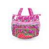 Rose Garden Beach Tote Bag Ethnic Hmong Embroidered Fabric Fair Trade Thailand