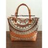 Indian Handmade Mandala Shopping Purse Cotton Beach Bag Large Tote Messenger