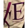 Victoria&#039;s Secret tote Bag love canvas pink purple beach shopper Metallic NWT