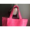 Victoria&#039;s Secret Large Beach Tote bag PINK Soft Shopper Terry Tote July 2016