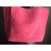 Victoria&#039;s Secret Large Beach Tote bag PINK Soft Shopper Terry Tote July 2016