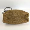 Eddie Bauer Tote Womens Brown Woven Fiber Shoulder Bag Purse Beach Book Shopper