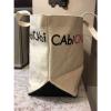 CAbi Large Logo Canvas Tote Beach Bag Purse Cream Off-white Ivory 100% Cotton