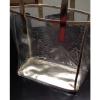 MICHAEL KORS CLEAR/SILVER LARGE TOTE BAG/TRAVEL BAG/BEACH BAG/WEEKENDER NEW!FAB!