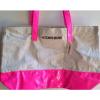 Victoria&#039;s Secret  Logo LARGE Tote Purse Bag Beach Sport  - NWT