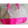 Victoria&#039;s Secret  Logo LARGE Tote Purse Bag Beach Sport  - NWT