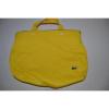 LACOSTE YELLOW GREEN HANDBAG BAG WOMENS TOTE SHOP BEACH MEDIUM