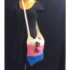 Handmade TOTE bag crochet beach shopping market handbag cotton NEW