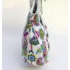 Vera Bradley Purse Bag Pretty Tote Palm Beach Gardens White Pink Green NWT