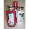 Bath &amp; Body Works Main Street Garden Tote Bag Pink/Aqua Beach  w 8 New Full Item