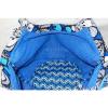 NWT Vera Bradley STRAW BUCKET TOTE in BLUE BAYOU beach shopper bag 13618-159