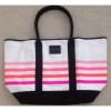 New 2016 Victoria&#039;s Secret Sunkissed Beach Tote Bag Pink And White Striped