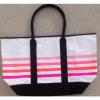 New 2016 Victoria&#039;s Secret Sunkissed Beach Tote Bag Pink And White Striped