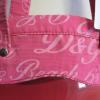 DOLCE &amp; GABBANA D&amp;G PINK PLASTIC LOGO BEACH TOTE  BAG W/ COTTON LOGO POUCH CUTE!