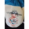 BEACH TOTE BAG HANDMADE &amp; EMBROIDERED LINED WITH 2 POCKETS 3  CUTE CHARACTERS