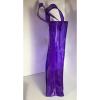 Purple Vinyl Cat Eyes Tote Bag Plastic Kitten Kitty Large Beach Shopper Unique