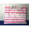 Victoria&#039;s Secret Pink Beach Bag Tote Large Shopper Miami St. Barts Hawaii Cute!