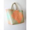 Lime Green and Mauve Handwoven Market Bag, Tote, Beach, Steven Alan, Madewell