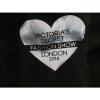 VICTORIA&#039;S SECRET WOMENS TOTE BAG PURSE BEACH BLACK/SILVER NWT SET OF 2