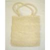 NEW WOMENS CREAM BEACH BAG SHOULDERBAG SHOULDER BAG PURSE FREE SHIPPING