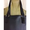 VICTORIA&#039;S SECRET BLACK TOTE HANDBAG BEACH BAG PURSE LARGE CARRY ON CANVAS