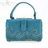 NEW Mary Frances BEACH PARTY Handbag Tropical Drink Beaded Clutch Bag Purse