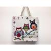 Women&#039;s Canvas Shopping Bag Owls Canvas Tote Bag,Gift For Her,tote Beach Bag