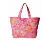 NWT Lilly Pulitzer Palm Beach Tote Bag PINK POUT KINIS IN THE KEYS Travel Large