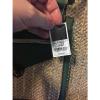 NWT Juicy Couture Braided Straw Green Accent Beach Tote Bag