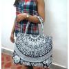 Indian Cotton Beach Bag Large Tote Messenger Handmade Mandala Shopping Purse