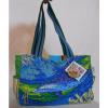 GUY HARVEY Beach Bag or Purse DOLPHINS Tropical CANVAS PURSE by SUN &#039;n SANDS