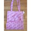 Breast Cancer Awareness Tote Pink Ribbon Flip Flops Beach Book Shopping Bag