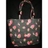 GOLDEN SANDS STRAWBERRY CANVAS BEACH BAG TOTE OR SHOPPING SHOULDER BAG