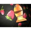 GOLDEN SANDS STRAWBERRY CANVAS BEACH BAG TOTE OR SHOPPING SHOULDER BAG