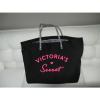 VICTORIA&#039;S SECRET WOMENS TOTE BAG PURSE BEACH BLACK NEW WITHOUT TAGS