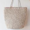 SHELL HANDBAG TOTE BAG BEACH BAGS Straw Summer Bag Shell Art Seashell Art Eco