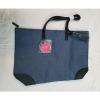 NWT Blue Denim Tassel Tote Purse | Overnight Diaper Gym Beach Bag Leather