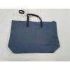 NWT Blue Denim Tassel Tote Purse | Overnight Diaper Gym Beach Bag Leather