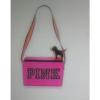 NEW Victoria&#039;s Secret PINK Beach Cooler Bag NEON YELLOW or PINK Dog Key Chain