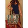 NWT ISABELLA FIORE Beach Horizon Canvas Tote Bag Handbag NEW (MAKE AN OFFER)