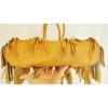 NWT CHIC BoHo Hippie Carlos Tan Fringe Weave Tote Beach Overnight Bag Purse L