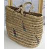 Womens High Quality Large Natural Straw Color Summer Tote Beach Bag Handbag