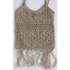 Ralph Lauren Denim Supply Macrame Jute Bag Purse Handbag Hobo Canvas Beach Tote